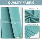 ChrisDowa Blackout Curtains for Bedroom and Living Room 40 Inches Long | 2 - Image 3