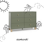 Storkcraft California 6-Drawer Double Dresser - Image 8