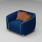 1-Piece Luxury Velvet Sofa Set for Living Room, Elegant Design Couch Set - Image 4