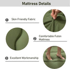 MAXYOYO Cot Japanese Floor Futon Mattress, Single Size Tatami Mat Sleeping Pad - Image 6