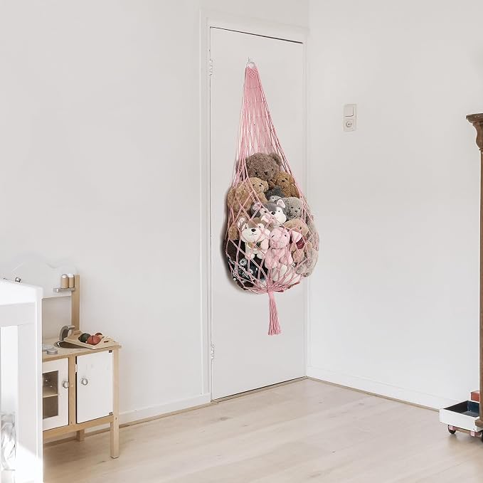 Amdermi Stuffed Animal Hammock Corner Hanging Net - Image 6