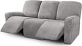 ULTICOR Velvet 8-Pieces Recliner Sofa Covers Stretch Reclining Couch Covers by ULTICOR