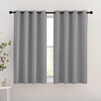NICETOWN Silver Grey Blackout Curtains by NICETOWN