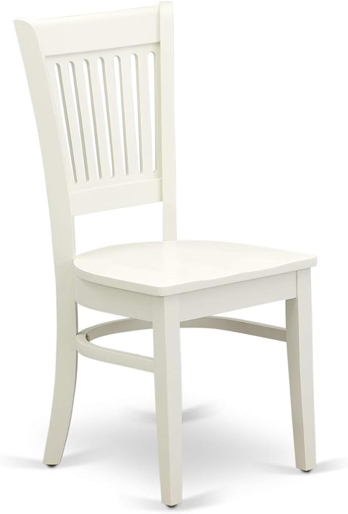 East West Furniture ANVA5-LWH-W 5 Piece Kitchen Table Set - Image 6