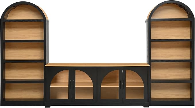 Merax Vintage Farmhouse TV Stand Set - Image 7