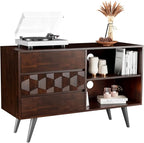Bme Georgina 45 Inch Solid Wood TV Stand, Under 10 Minutes Assembly - Image 7