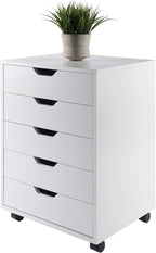 Winsome 10519 Halifax 5-Drawer Composite Wood Cabinet - Image 9