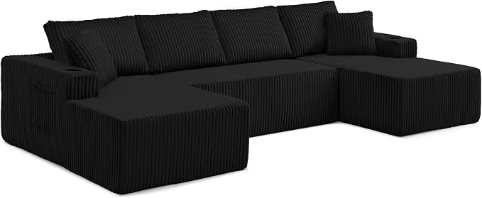 124" Oversized Sectional Couches - Image 8