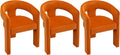 VESCASA Velvet Barrel Dining Chair by VESCASA