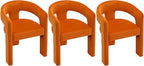 VESCASA Velvet Barrel Dining Chair by VESCASA