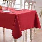 BALCONY & FALCON Rectangular Table Cloth Water Resistant Double-Sided Usable by BALCONYFALCON