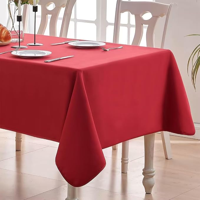 BALCONY & FALCON Rectangular Table Cloth Water Resistant Double-Sided Usable by BALCONYFALCON