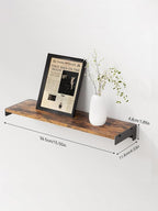 Floating Shelves for Wall, Shelves for Decor Storage Set of 6, Wall Mounted - Image 3