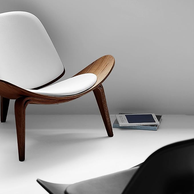 OAKHAM Comfy Shell Chair, Mid Century Modern Accent Chair - Image 7