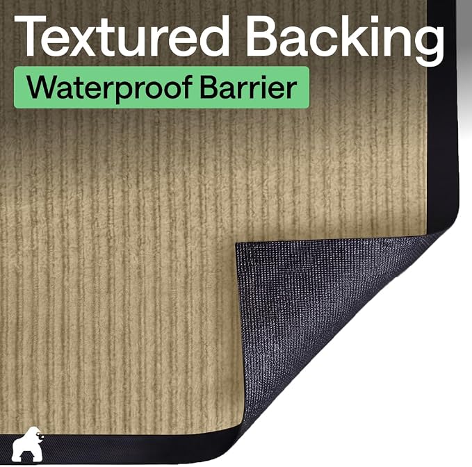 GORILLA GRIP Waterproof Traffic Guard Door Mat, 2 Pack Indoor Outdoor Durable - Image 6