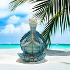 VVGIFTS Sea Turtle Meditation Yoga Decor, Garden Figurine Sea Turtle Meditating - Image 2