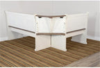 Pemberly Row Dining Set Wood, Rectangular in Off White - Image 4