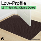 GORILLA GRIP® Ultra Absorbent Front Door Mat Outside Entrance, Traps Dirt and - Image 8