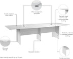 Bush Business Furniture 120-inch Office Conference Table - Image 7