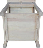 International Concepts, 25.6"H Rectangular Lamp/ End/ Side Table, 2 Drawers - Image 11