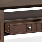 SIMPLIHOME Acadian Solid Wood Transitional-Style 48-inch Wide Coffee Table - Image 10