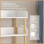 OSCHF 3-Tier Wooden Open Bookcase - Image 6