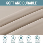 H.VERSAILTEX Blackout Curtain for Living Room Small Window Kitchen Blackout - Image 4