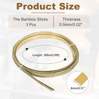 MECCANIXITY 3 Rolls Bamboo Strips - Image 2