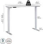 Bush Business Furniture 60-inch Electric Height Adjustable Standing Desk - Image 3