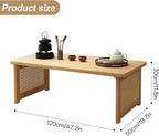 Foldable Japanese Floor Table Lightweight, No Assembly Required, Eco-Friendly - Image 3