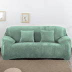 vctops 1-Piece Velvet Plush Stretch Loveseat Sofa Slipcover by vctops