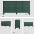 ARTPOWER 58'' Mid-Century Modern Buffet Storage Cabinet - Image 2