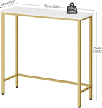 HOOBRO Narrow Console Table, 29.5" Small Entryway Table, Thin Sofa Table - Image 3