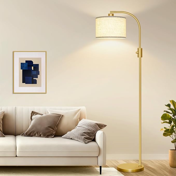 Nintiue Upgraded Modern Arc Dimmable Tall Standing Floor Lamp - Image 7