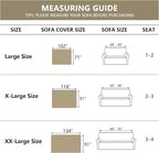 MYSKY HOME Light Gery Chenille Sofa Cover - Image 6