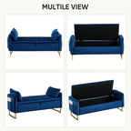 48" End of Bed Bench, Modern Storage Benches - Image 8
