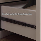 Bedside Table with Drawers DIY Simple Bedside Storage Cabinet Multifunctional - Image 4