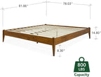 Bme Dinkee King Bed Frame Wood 15 Inch - Image 2