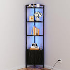 Furnulem Corner Shelf, 5-Tier Corner Cabinet by Furnulem