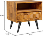 Bme Georgina Solid Wood Nightstand - Image 2