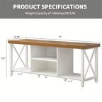 GAZHOME TV Stand for TV up to 65 Inches, TV Cabinet - Image 2