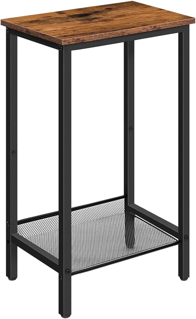 HOOBRO Tall Side Table, Industrial End Telephone Table by HOOBRO