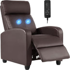 FDW Recliner Chair Massage Chair Reading Chair Reclining Sofa Home Theater by FDW