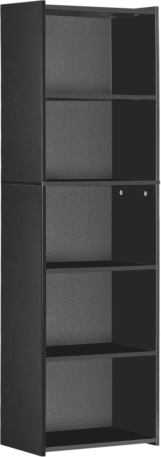 5 Tier Open Bookshelf, 52 Inch Bookcase Storage Rack - Image 8