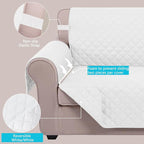 U-NICE HOME Reversible Sofa Cover Couch Cover - Image 3