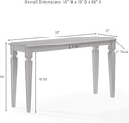 Crosley Furniture Katia Traditional Sofa Console Table - Image 3