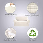 H.VERSAILTEX Stretch Couch Cover 2 Cushion Sofa Loveseat Slipcover|Sofa Cover - Image 4