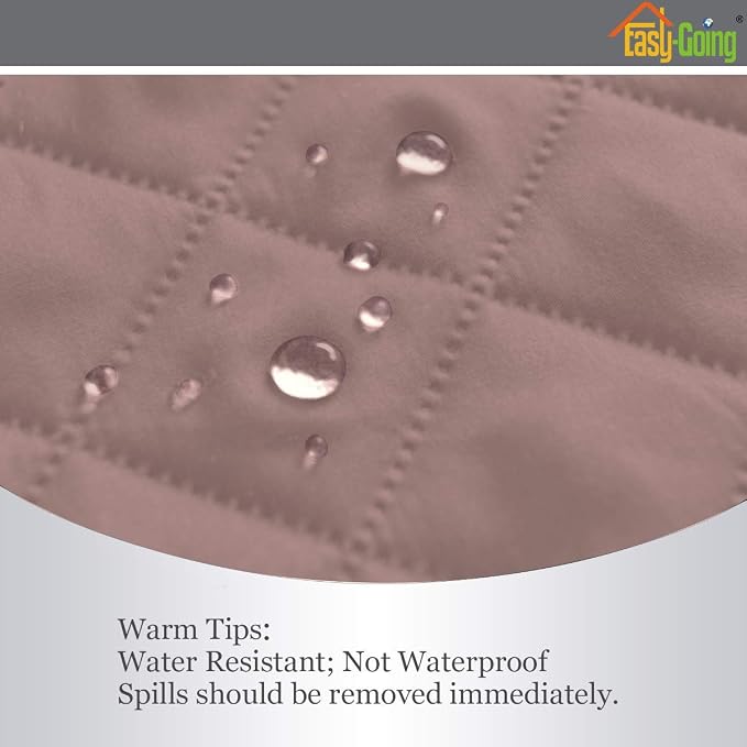 Easy-Going Reversible Couch Cover, Small Chair, Water Resistant Furniture Mat - Image 4