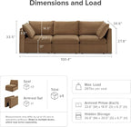 mopio Oversized Modular Sectional Sofa - Image 2