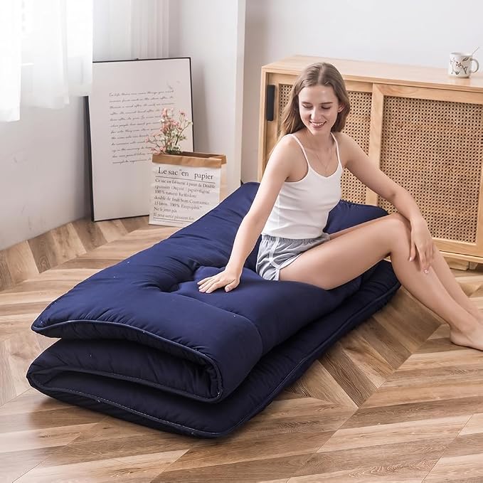 MAXYOYO Japanese Floor Mattress Futon Mattress, Thicken Tatami Mat Sleeping Pad - Image 5